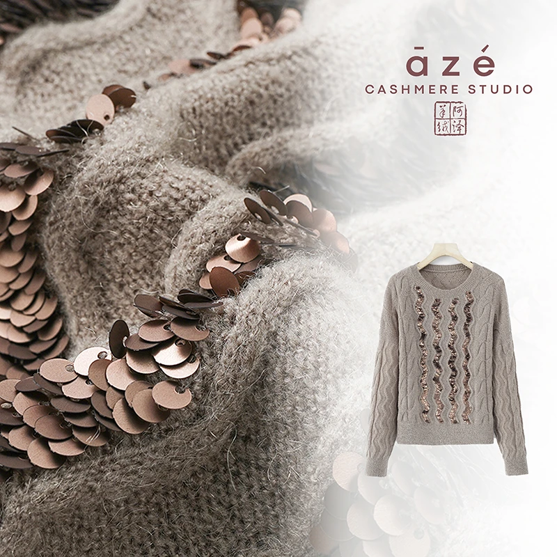 时尚百搭毛针织衫WH-C413