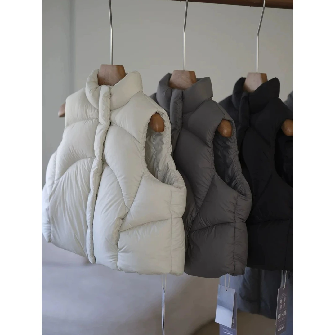 儿童羽马甲女童冬装2025新款保暖加厚洋气背心男童外穿百搭马夹潮