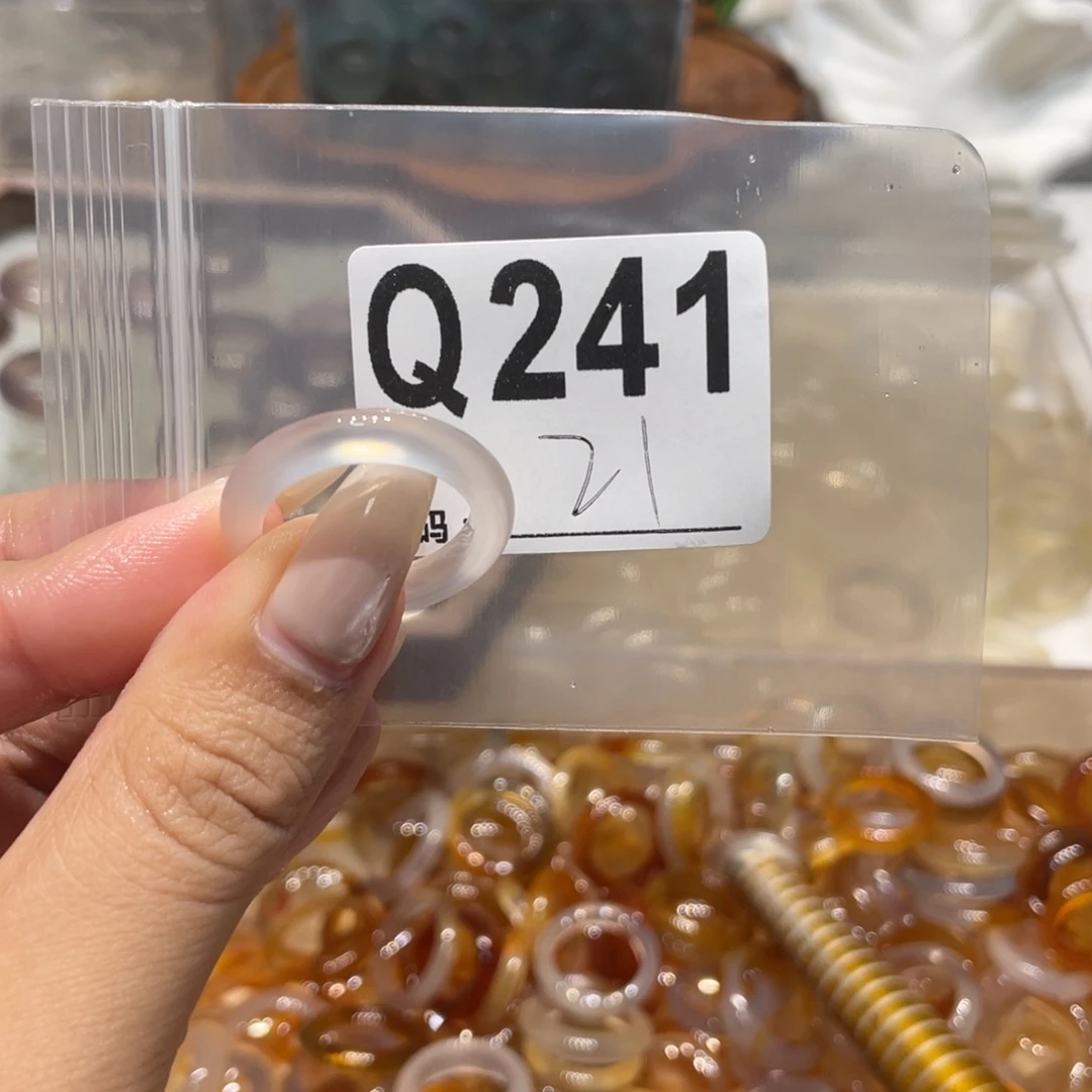 玛瑙/玉髓未镶嵌戒指241