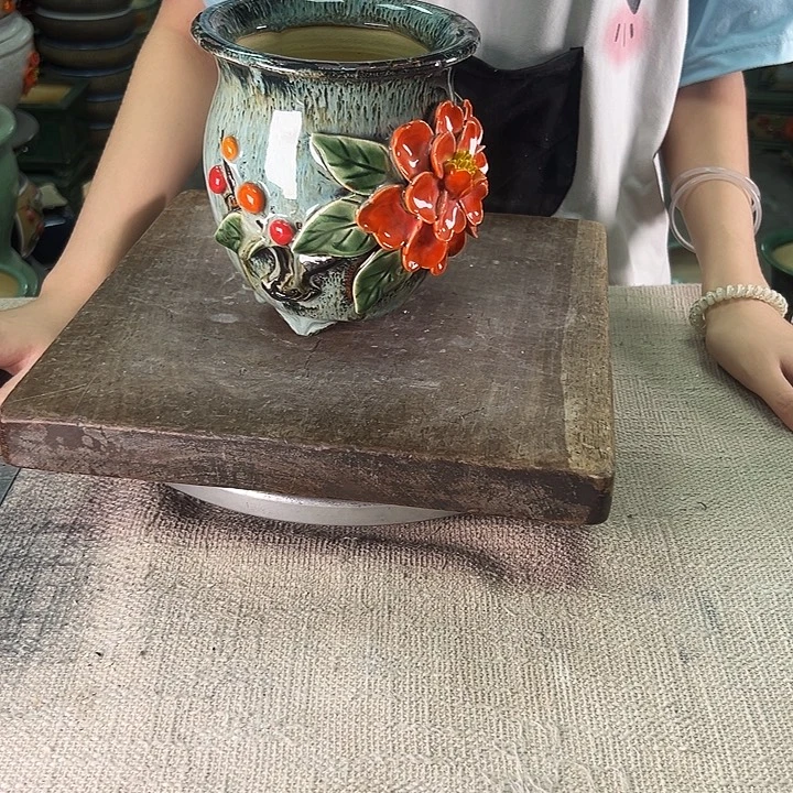 泳坤堂石湾盆微瑕