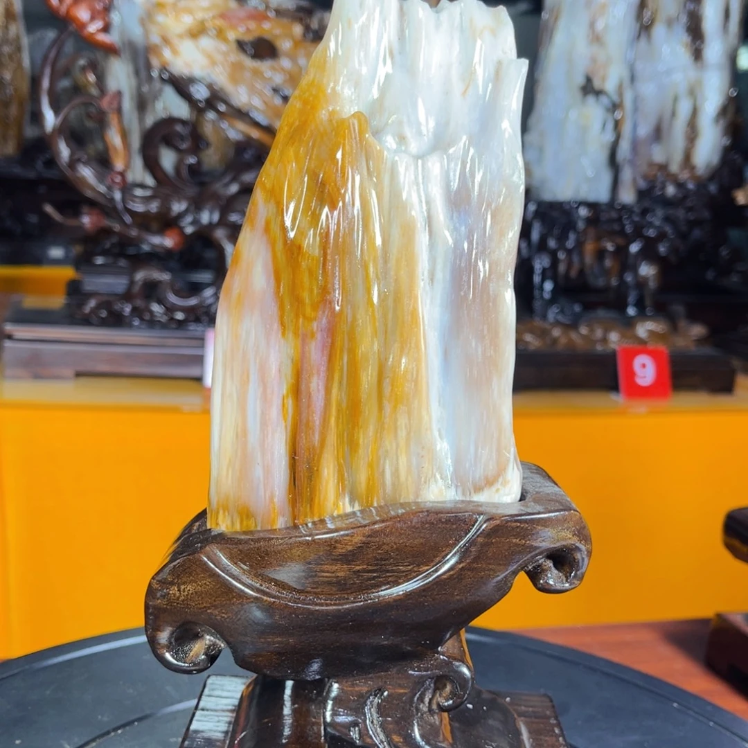 硅化玉未镶嵌珠宝奇石