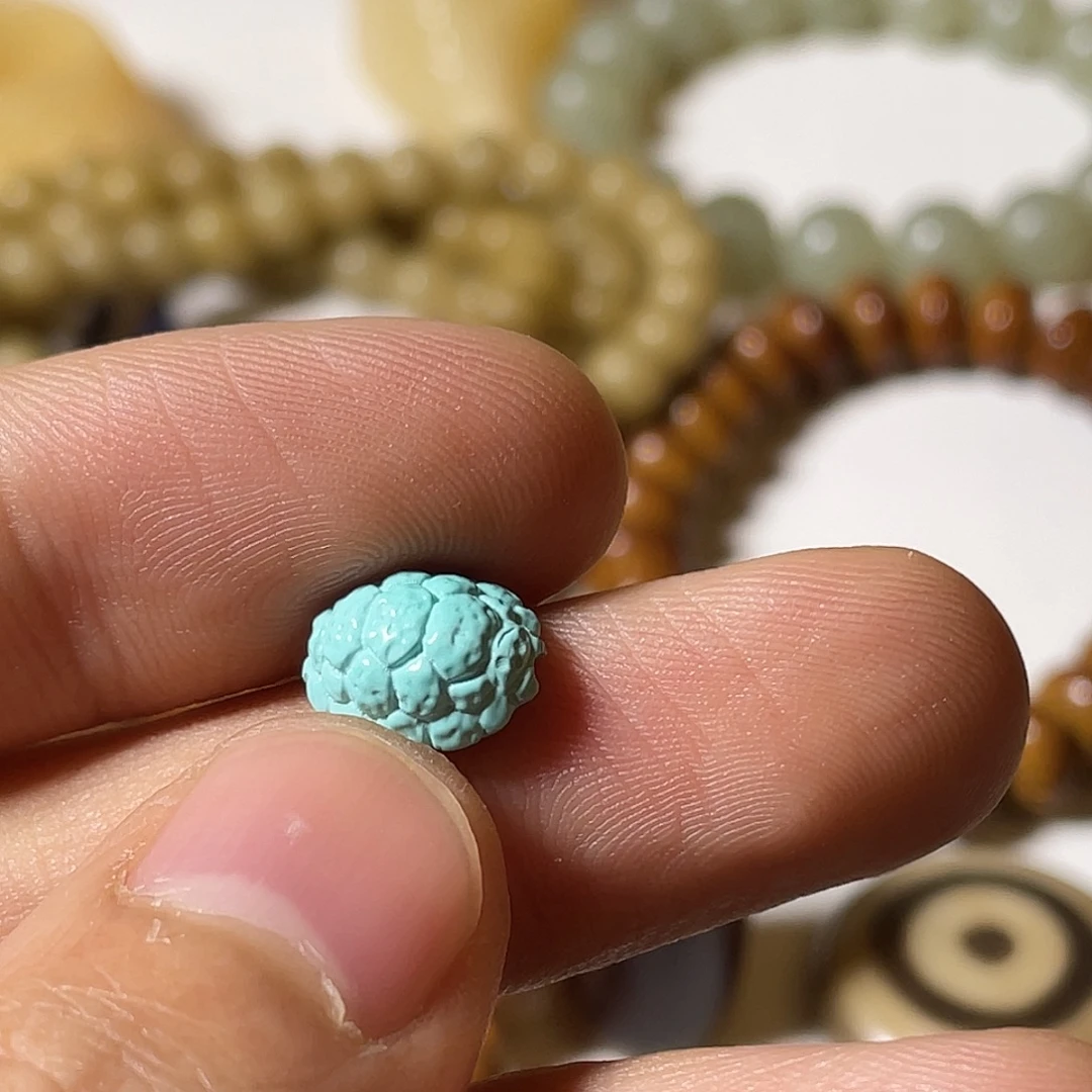 麦***佑白玉菩提吊坠珠子