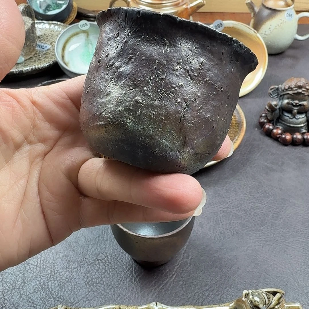 复古手工柴烧主人杯