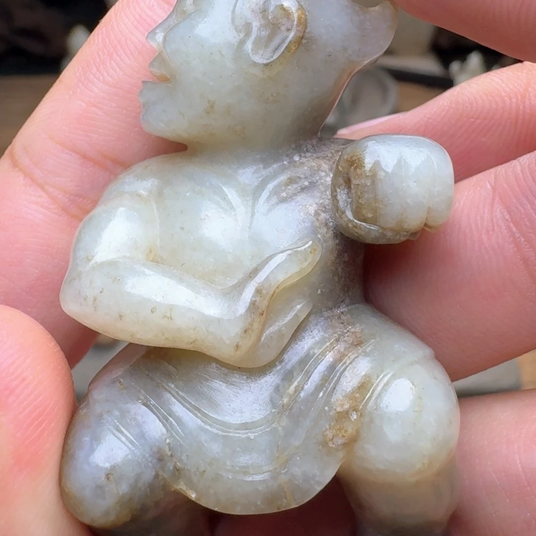 和田玉未镶嵌颈饰舍*得