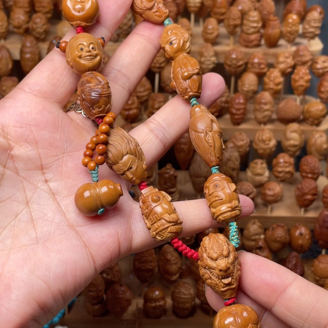 橄榄核手串/手链哪吒全家福