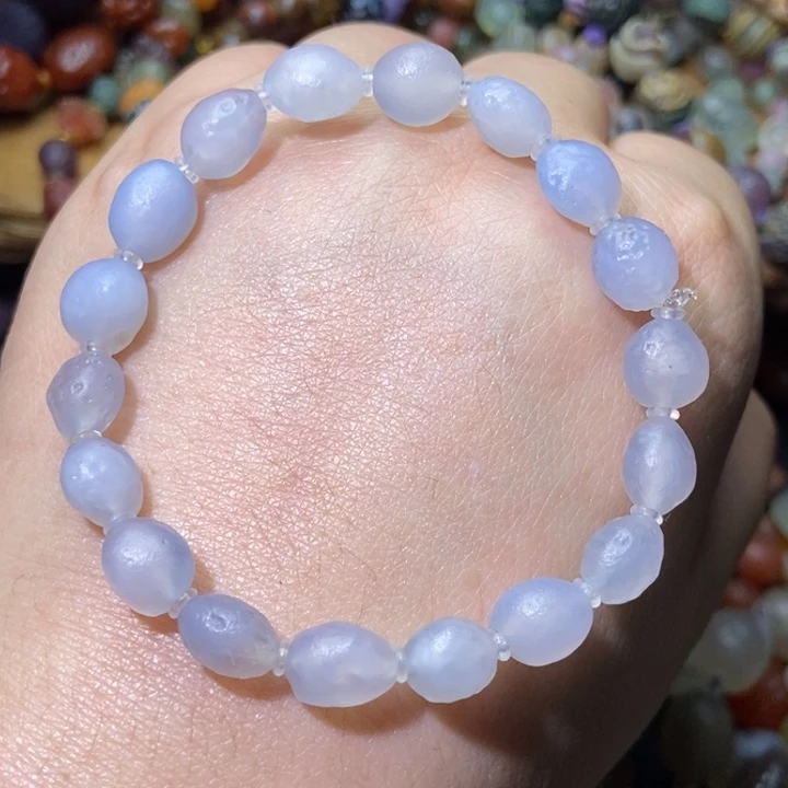 石材戈壁石天空蓝