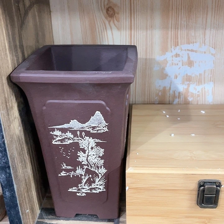 紫砂花盆咸*这个月我就没去