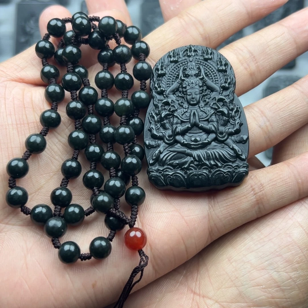 和田玉颈饰未镶嵌