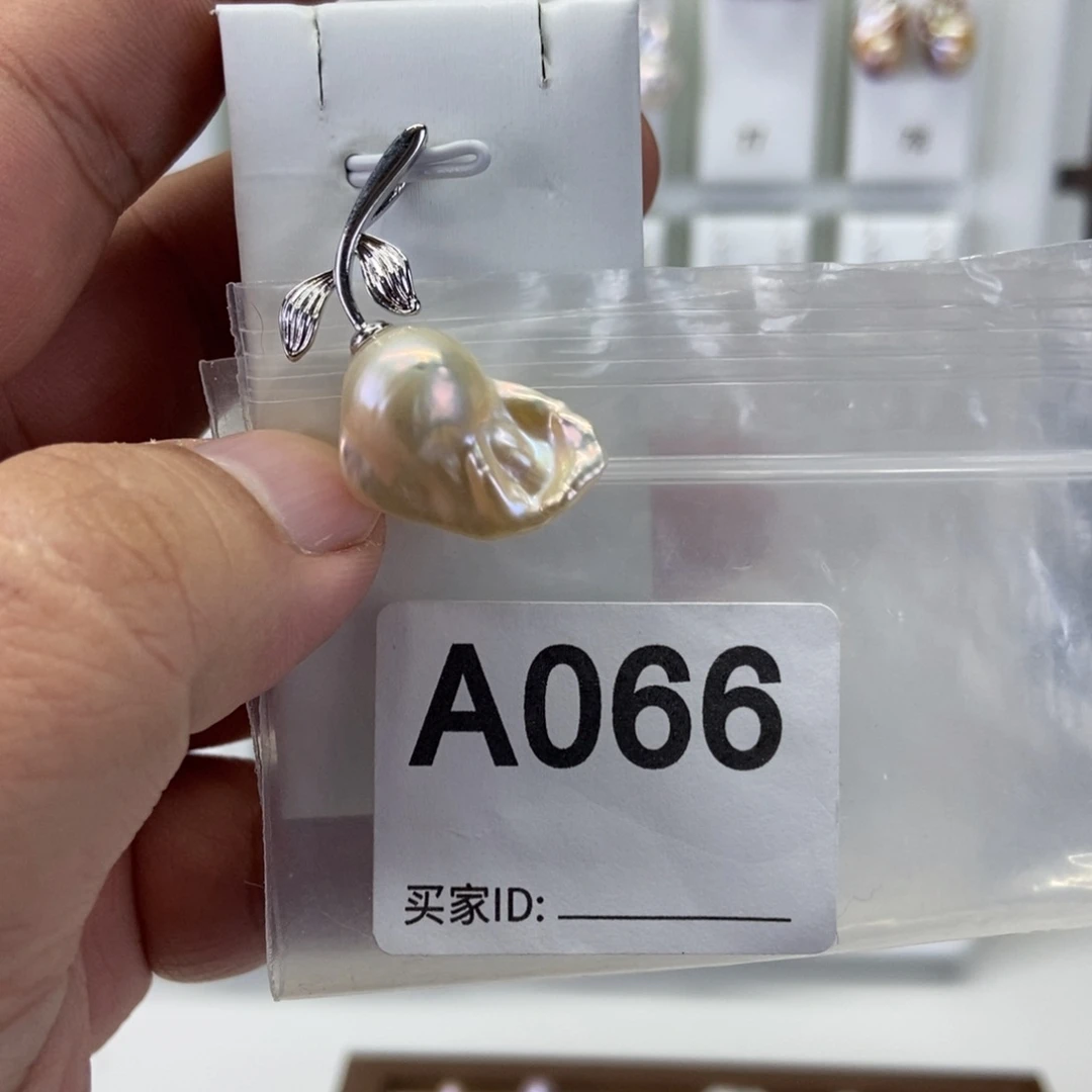 淡水珍珠吊坠(不含链)合金