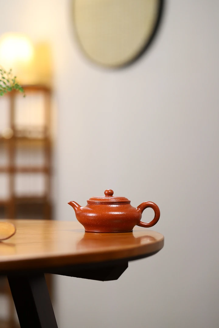 虚扁 降坡泥 150cc 宜兴原矿紫砂壶手工家用泡茶壶功夫茶具套装