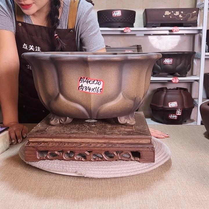 紫砂花盆紫砂花盆