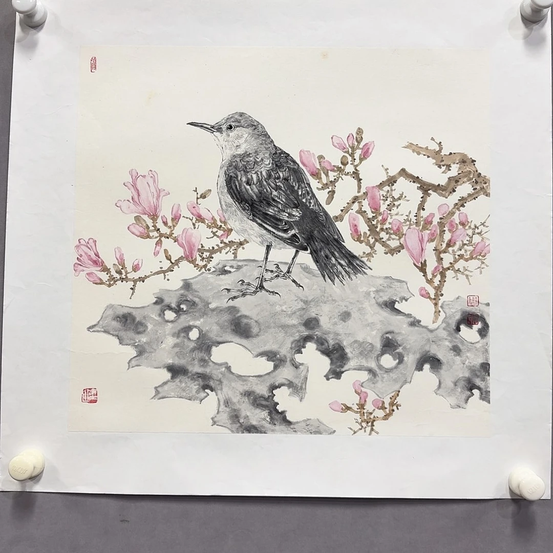 国画亲笔手绘放心去藏
