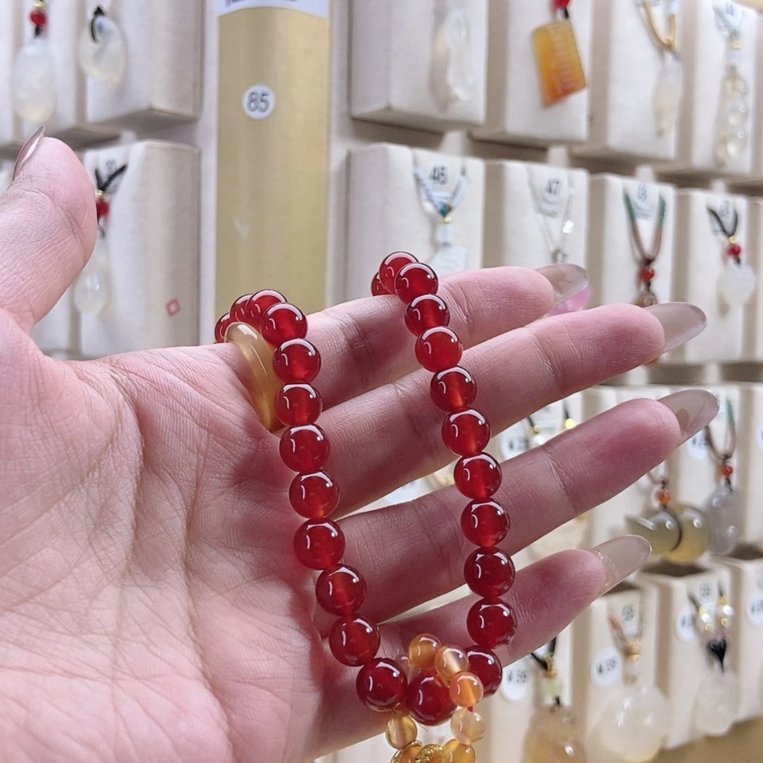 b***～玛瑙/玉髓未镶嵌颈饰