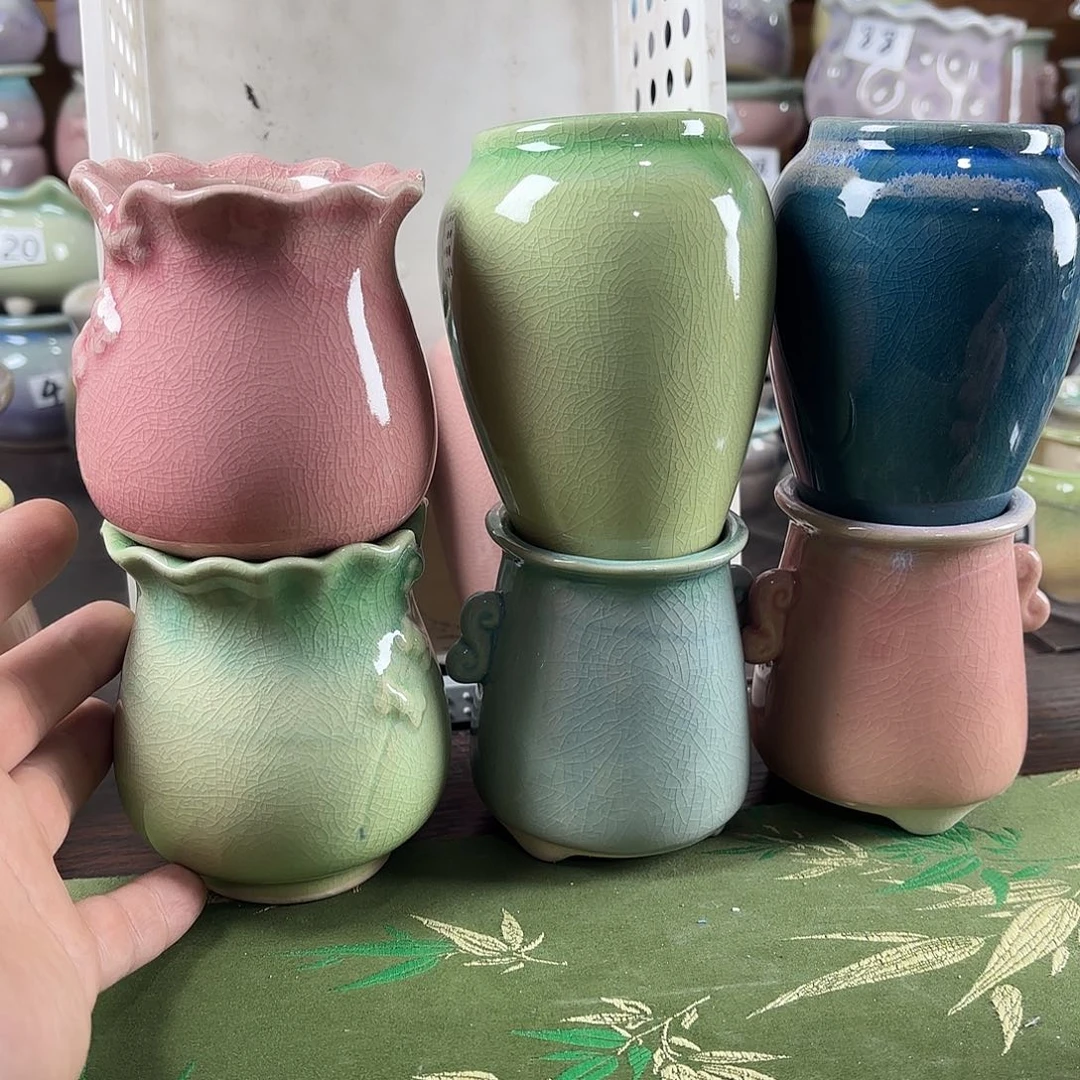 陶瓷量货/口5-7高8-11深浅搭配发6