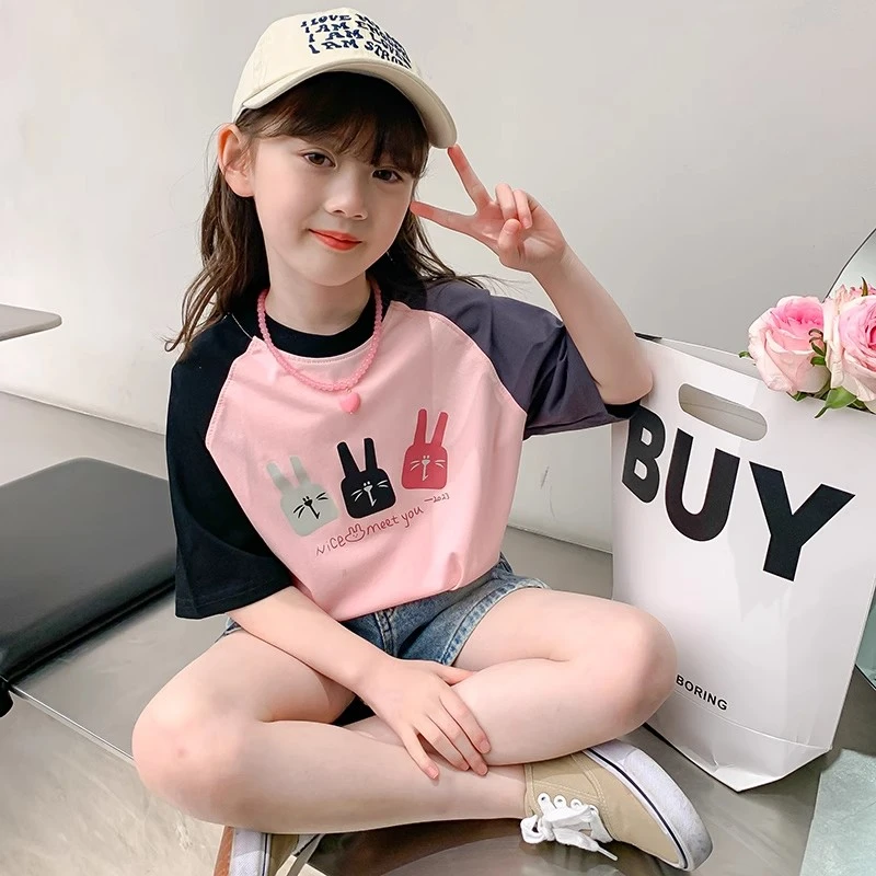 夏季新款洋气韩版网红高货潮流时尚 TX6893 儿童T恤