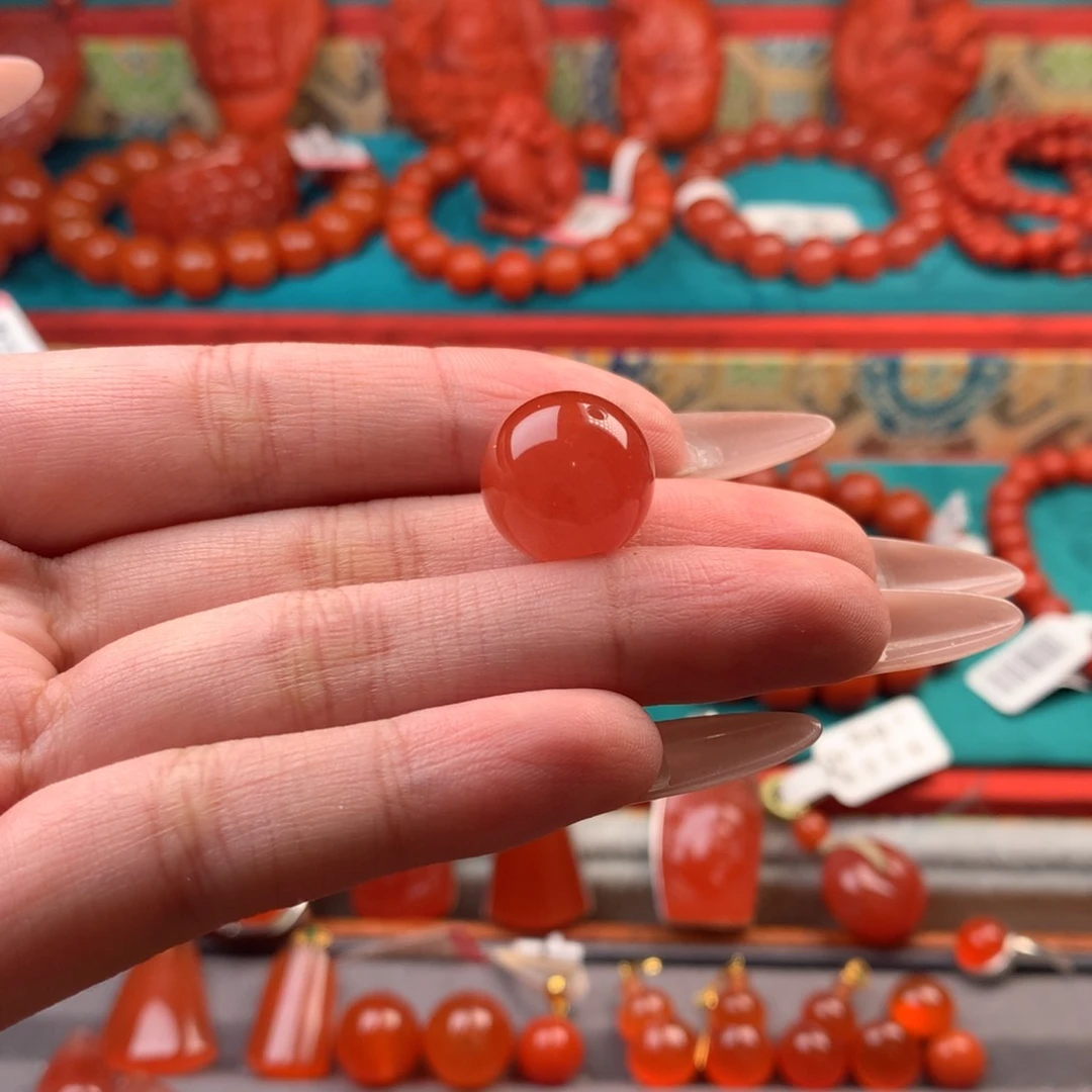 未镶嵌14.4M南红玛瑙