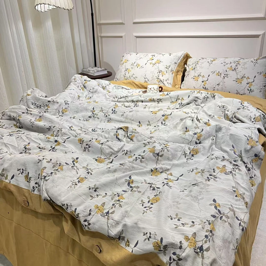 【南枝-AB床单】80支简约轻奢抗菌中古系列床品