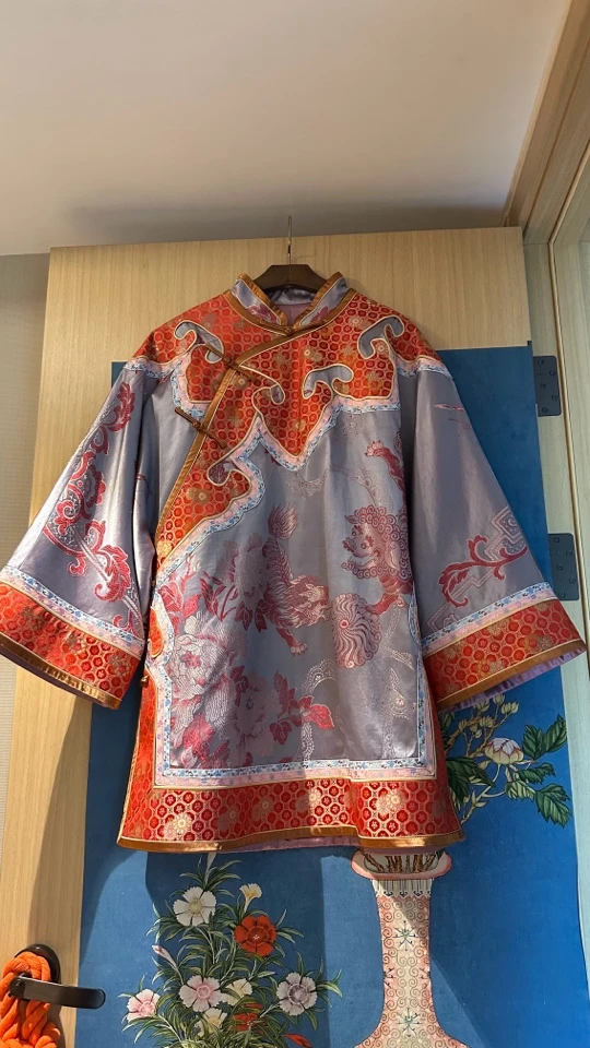 狮子滚绣球老织锦上衣（孤品福利不支持七天无理由）