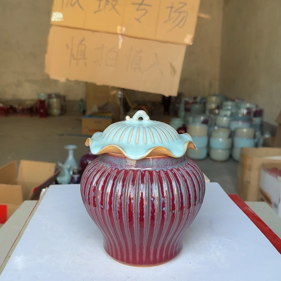 陶摆件郑家钧瓷摆件微瑕