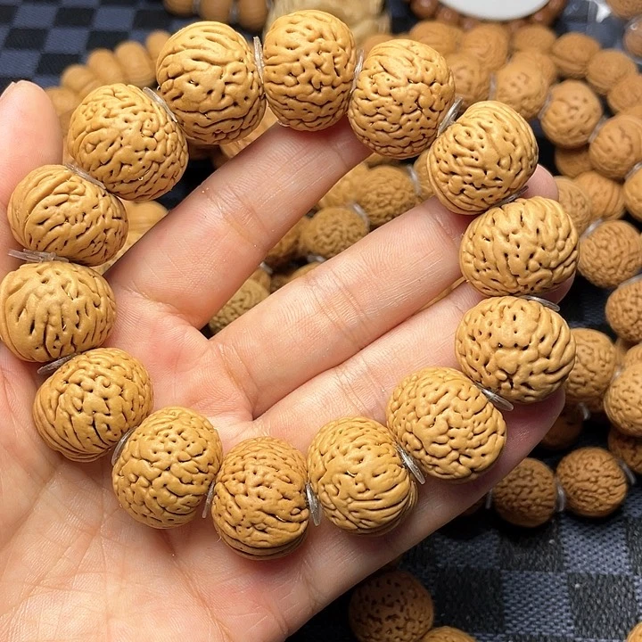 桃核手串草*狼核桃手串19➕