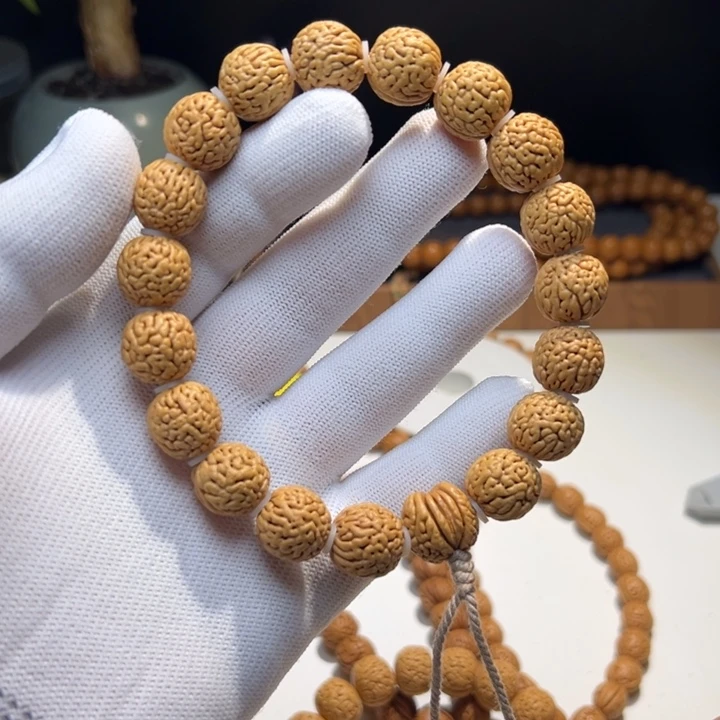 桃核手串小龙麟桃核