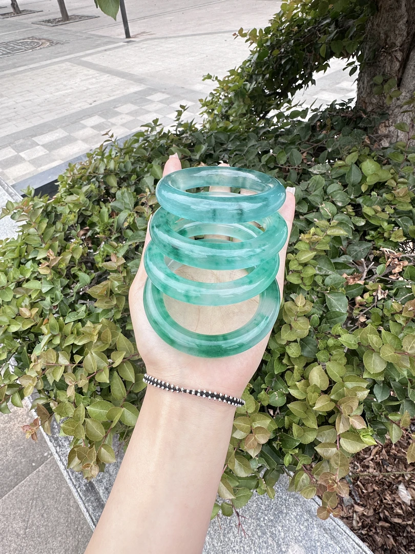 小温专属 胖圆手镯【高货冰冰翠】时尚显白