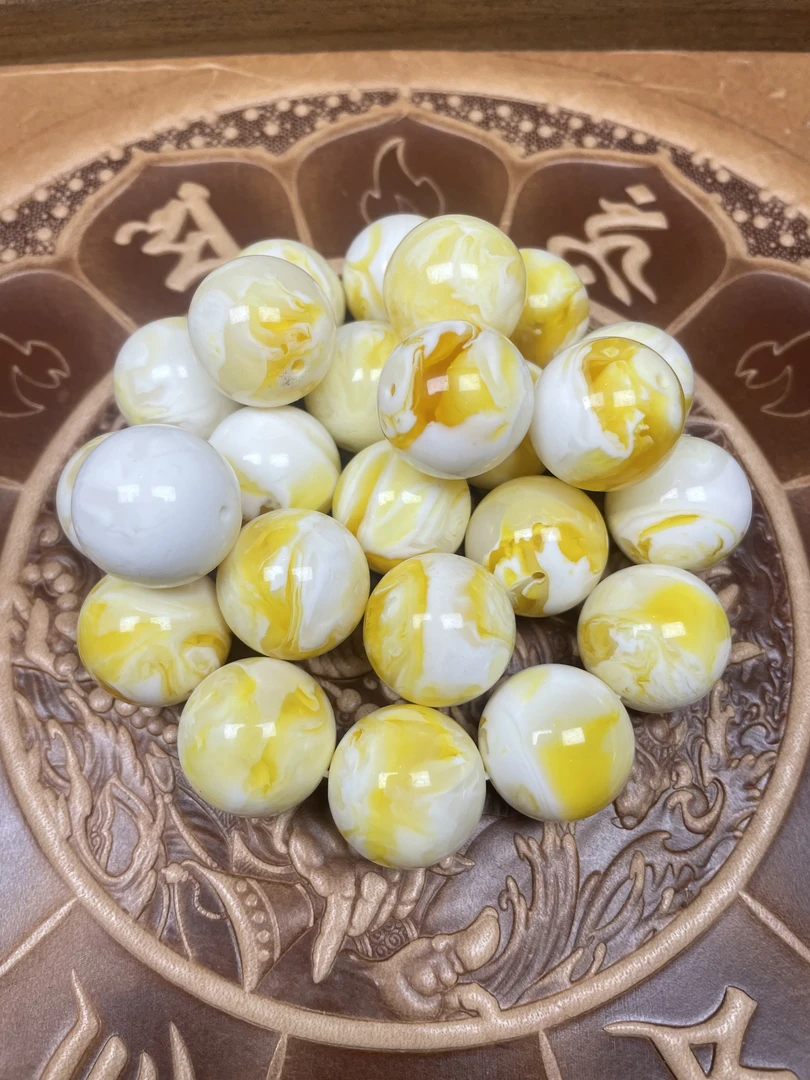 20MM金瓷白一颗【手串拍12颗】