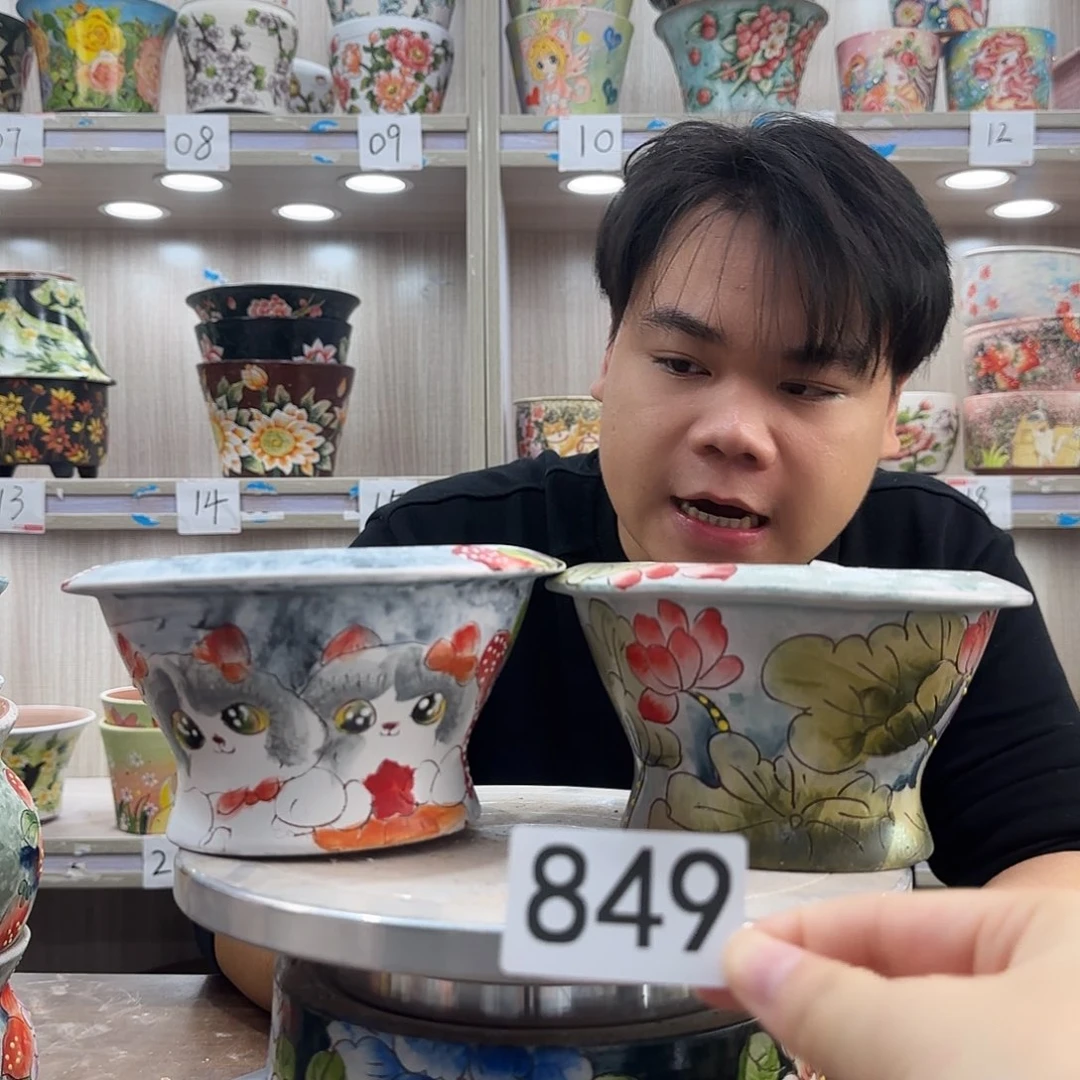 紫砂花盆瑕疵瑕疵849