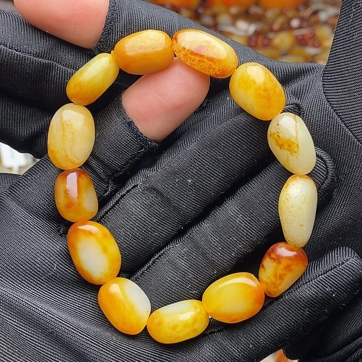 和田玉未镶嵌手链