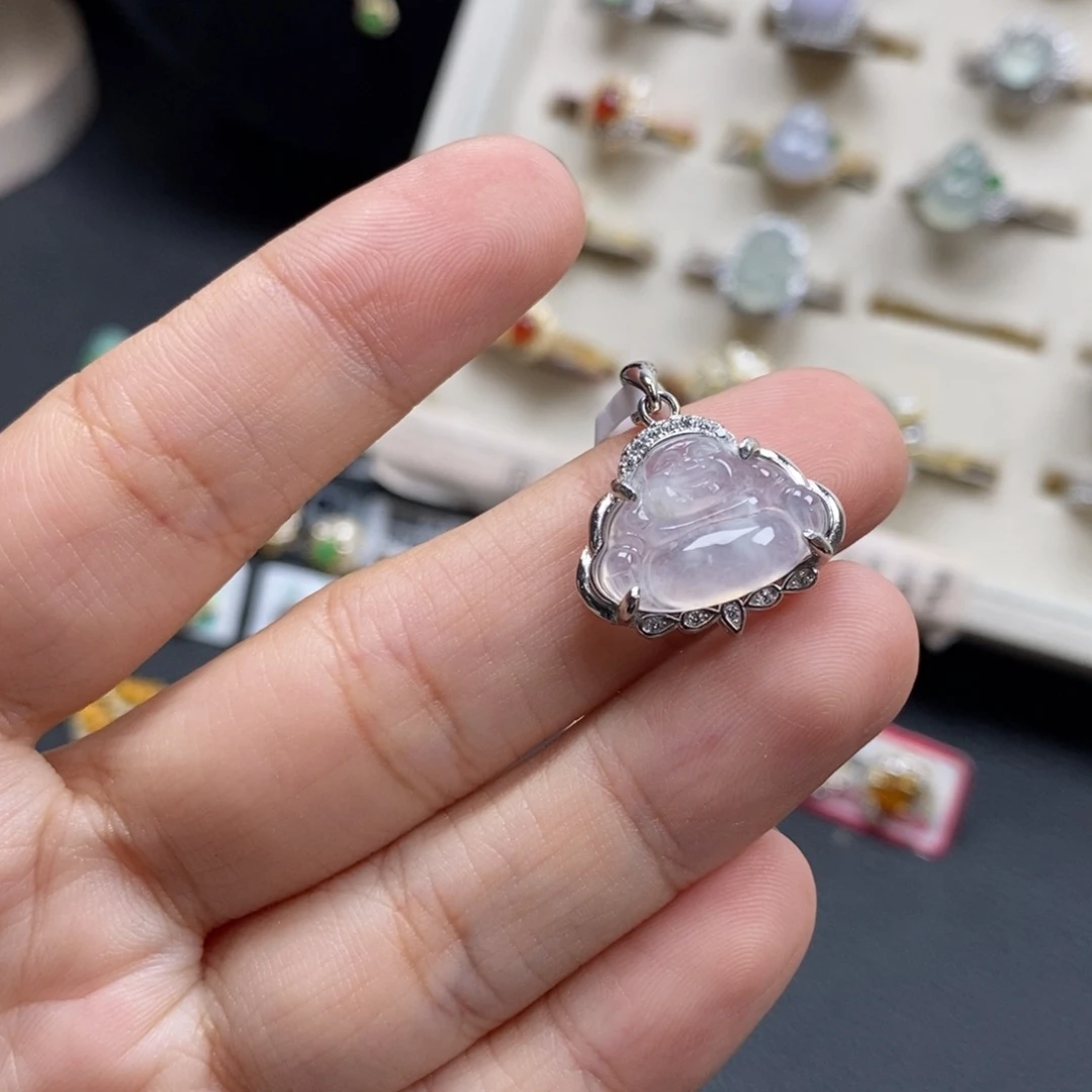 翡翠银S925镶嵌戒指