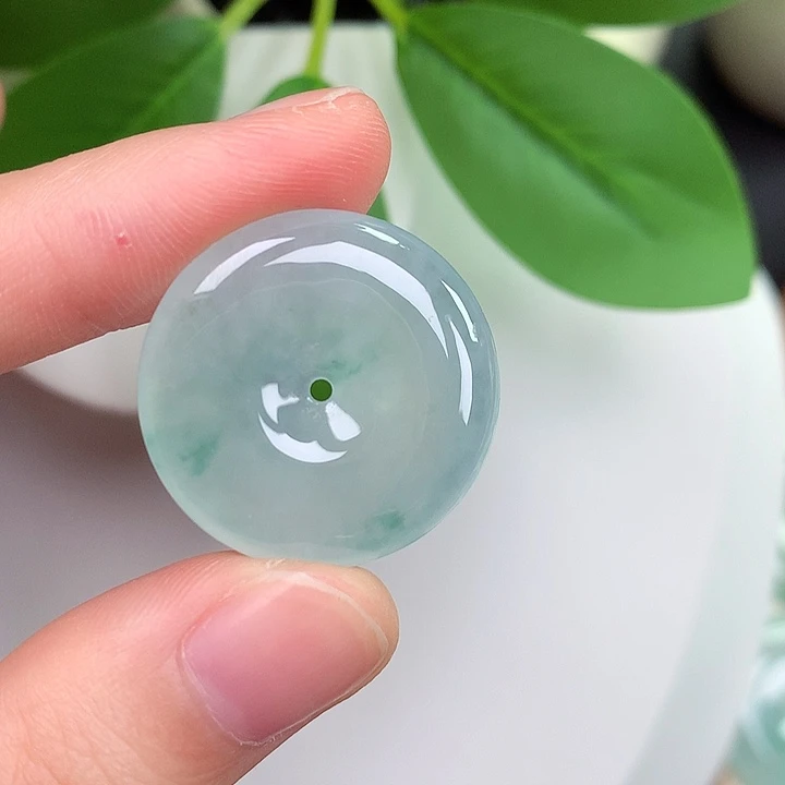 颈饰未镶嵌翡翠平安扣 24-5.1mm