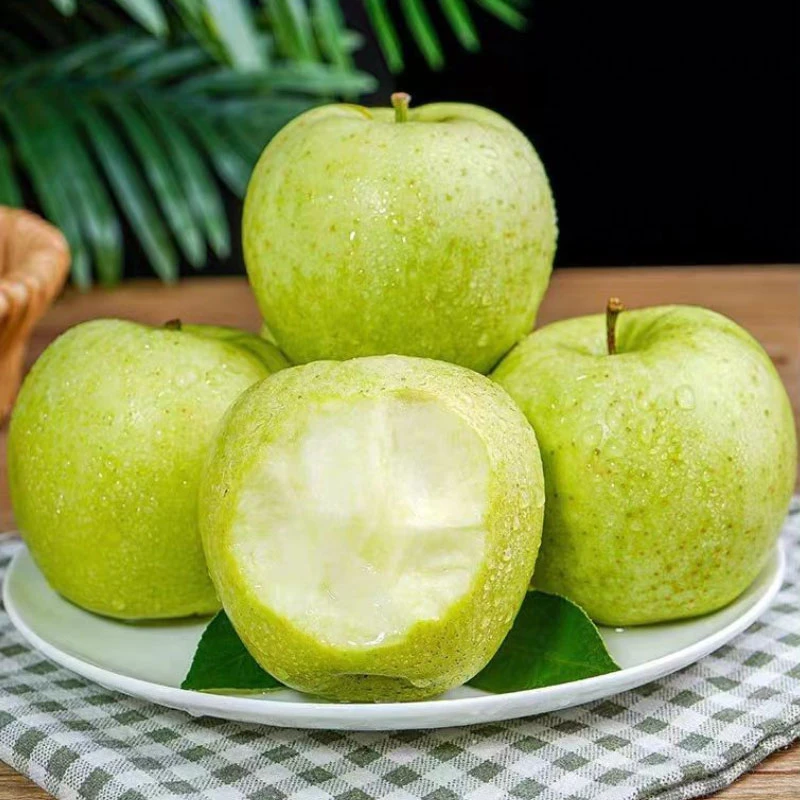 正宗烟台王林苹果9斤脆甜新鲜青苹果玉林青森雀斑绿苹果水果富士
