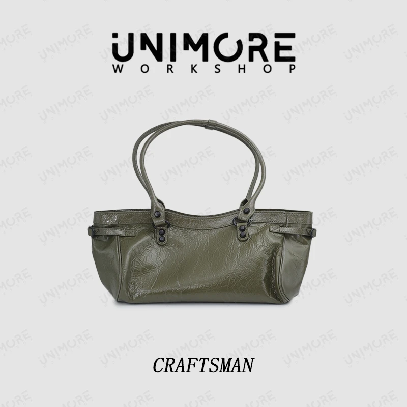 【造物至定制】横版油蜡皮机车包-UNIMOREWORK SHOP