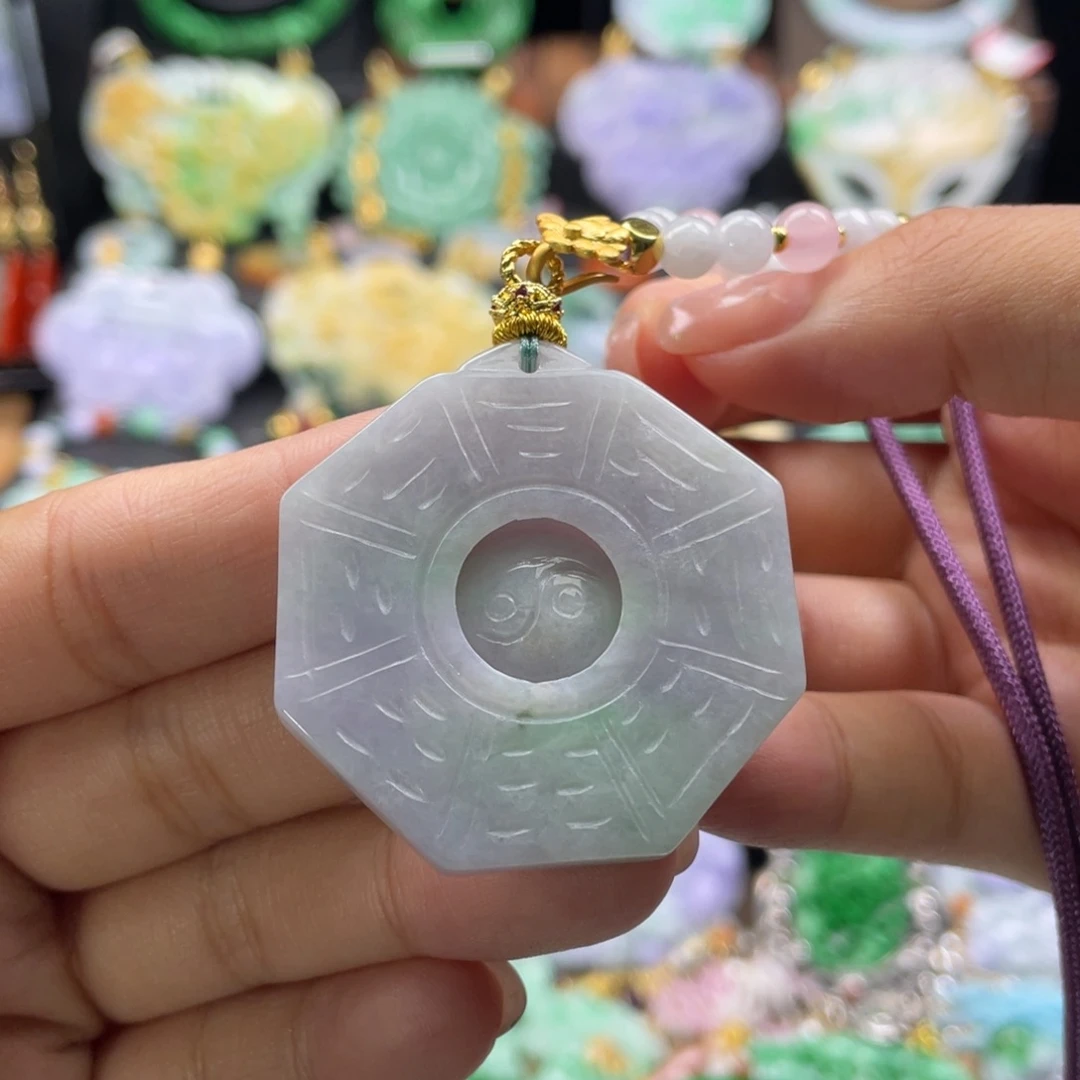 翡翠未镶嵌颈饰代编织