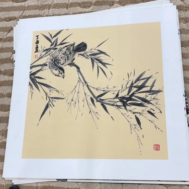 国画花鸟等多种鸟类50.50