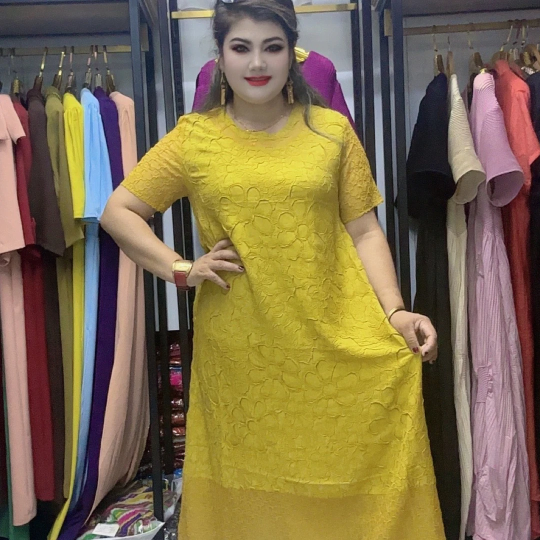 新款时尚网红大码女装连衣裙