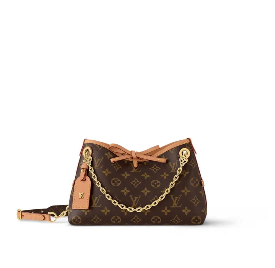 未使用 LouisVuitton/路易威登 CARRYALL BB老花手袋