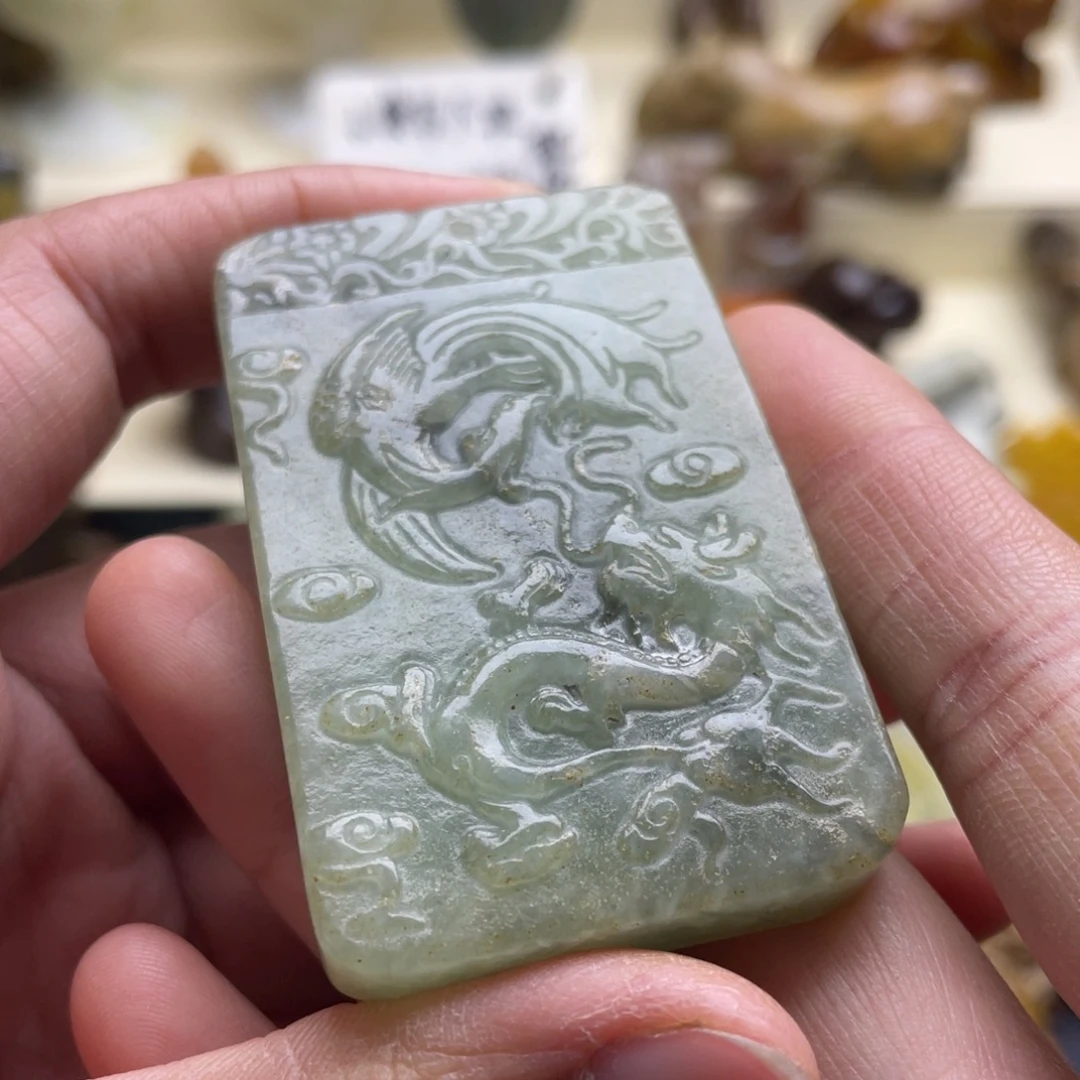 蛇纹石玉未镶嵌戒指