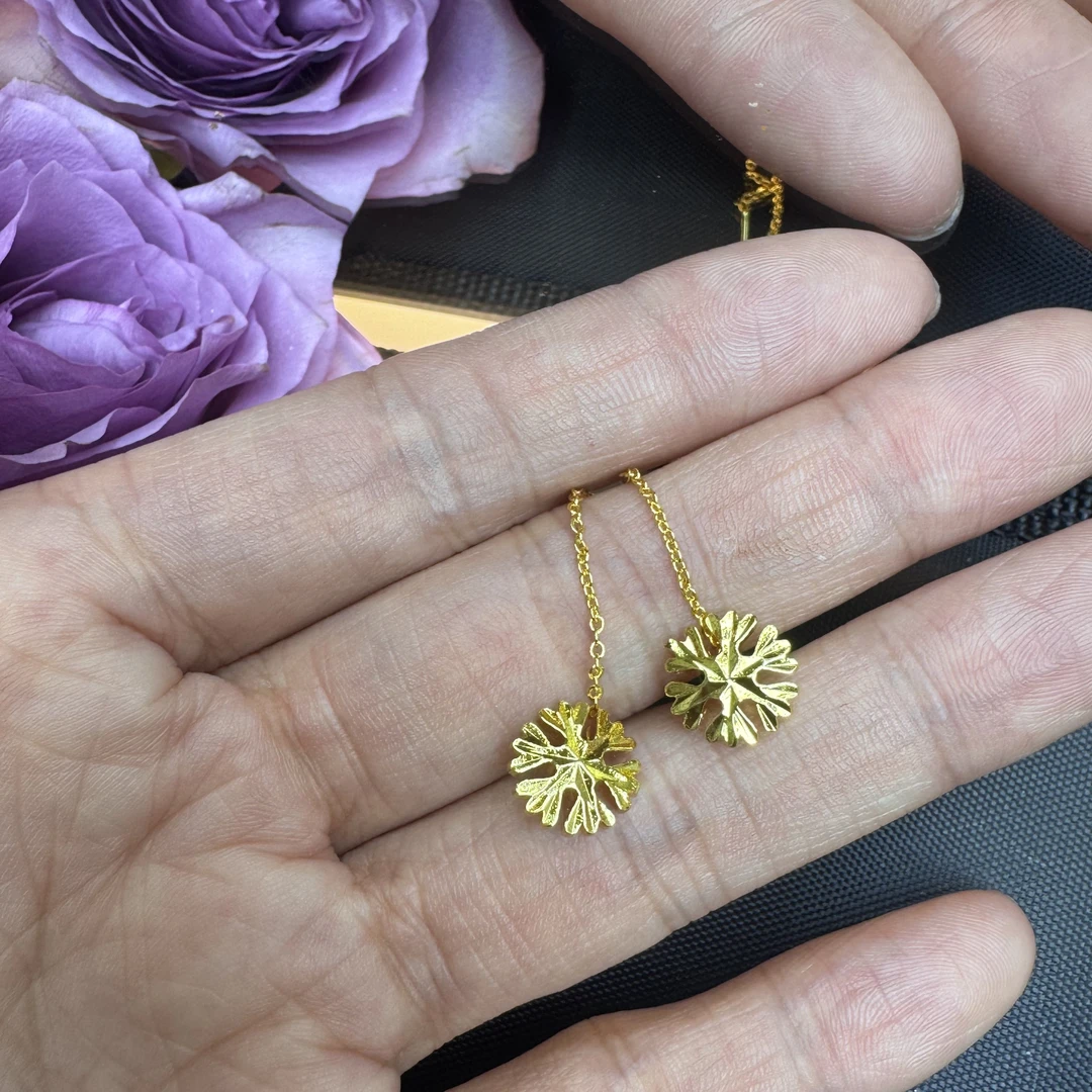 【丁老头甄选】幸运草耳线1070