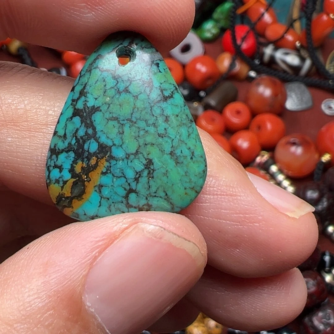 绿松石颈饰合金手工打造精致优雅精致生活