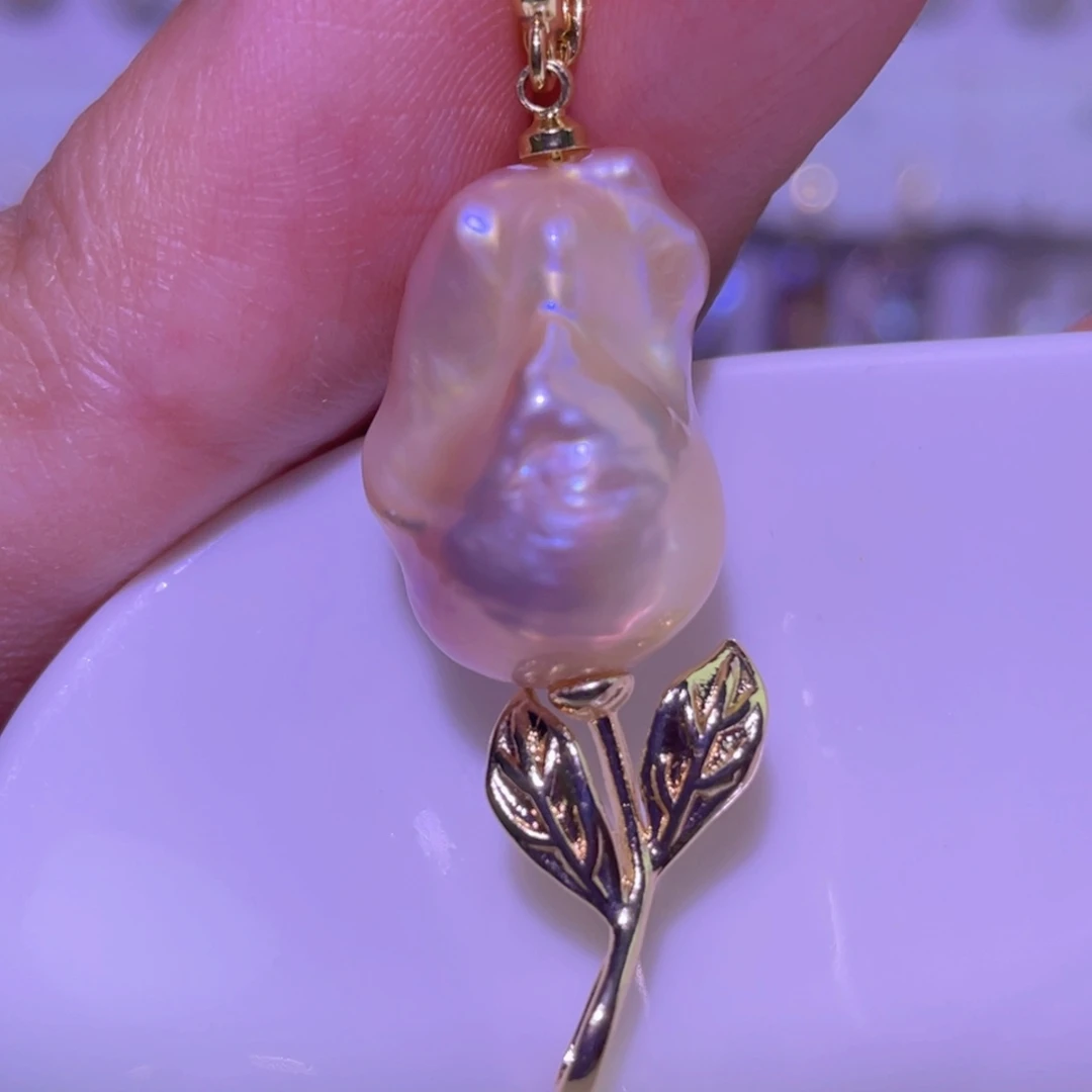 天然淡水珍珠吊坠淡水珍珠未镶嵌