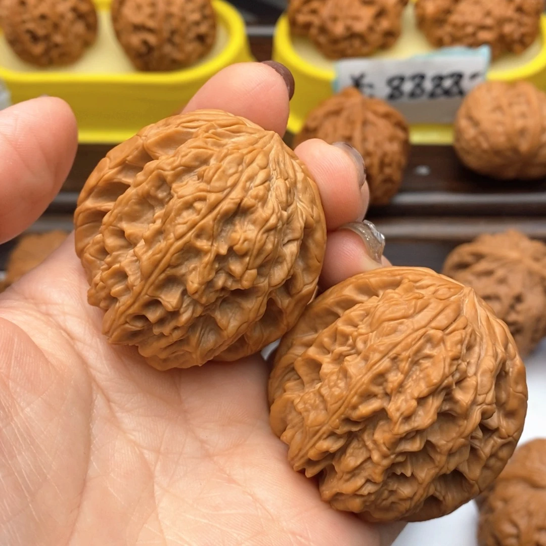 文玩核桃把件43尺平谷暴雪