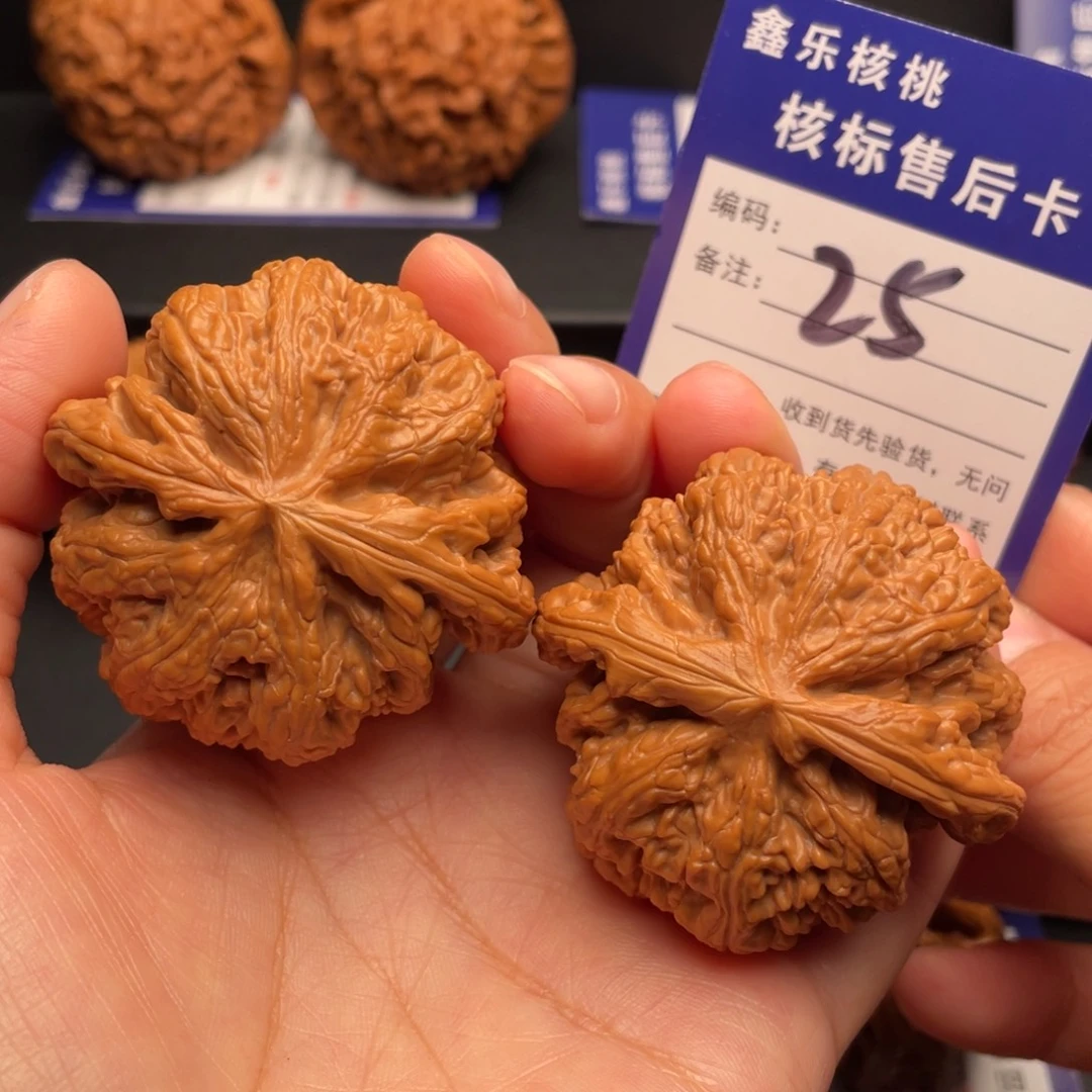 文玩核桃把件粗筋49尺25号