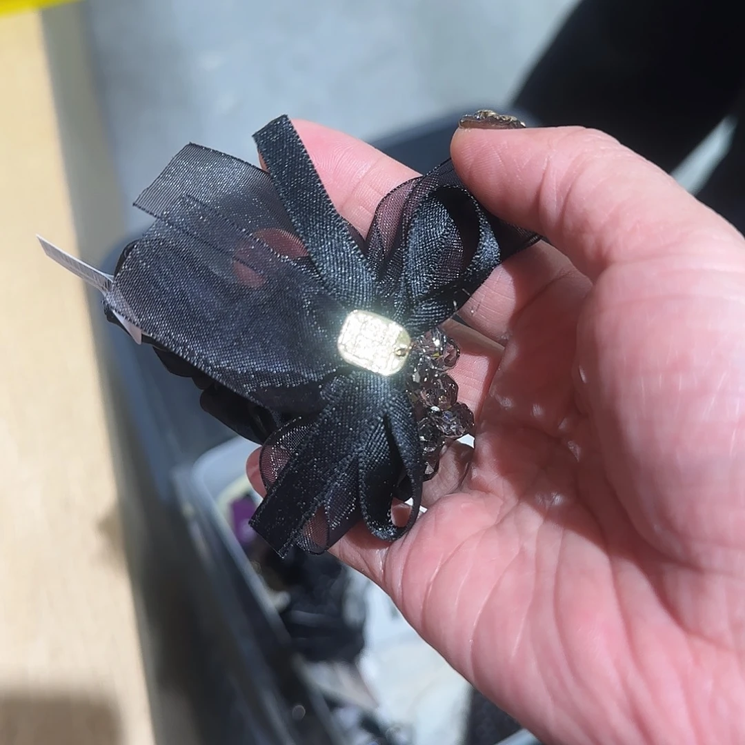 非金属领夹小发圈