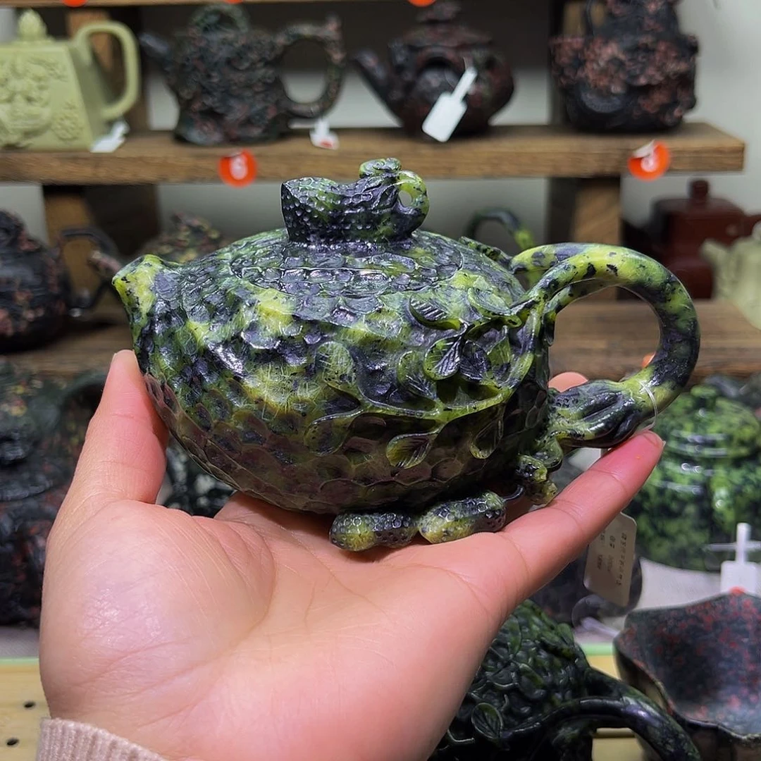 i**r藏玉药王石精品壶