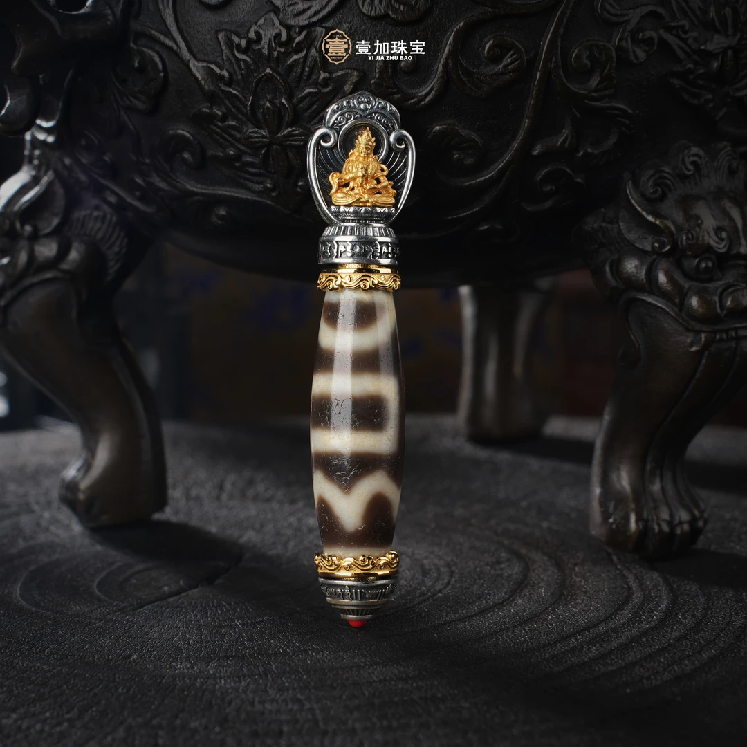 壹加师弟丨手工设计息增怀银镶吊坠多样性发一