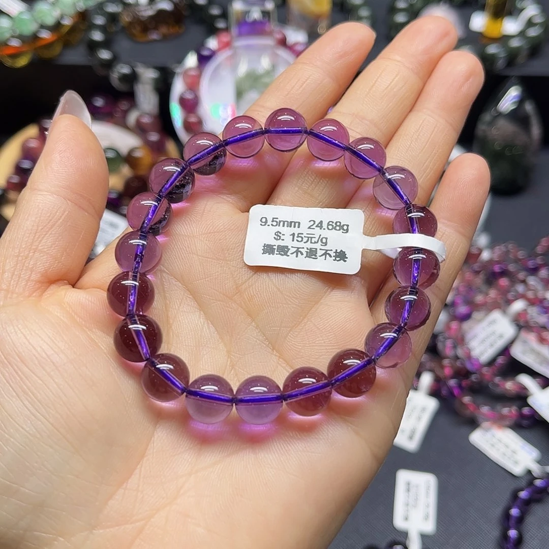 水晶手链未镶嵌?***天然水晶