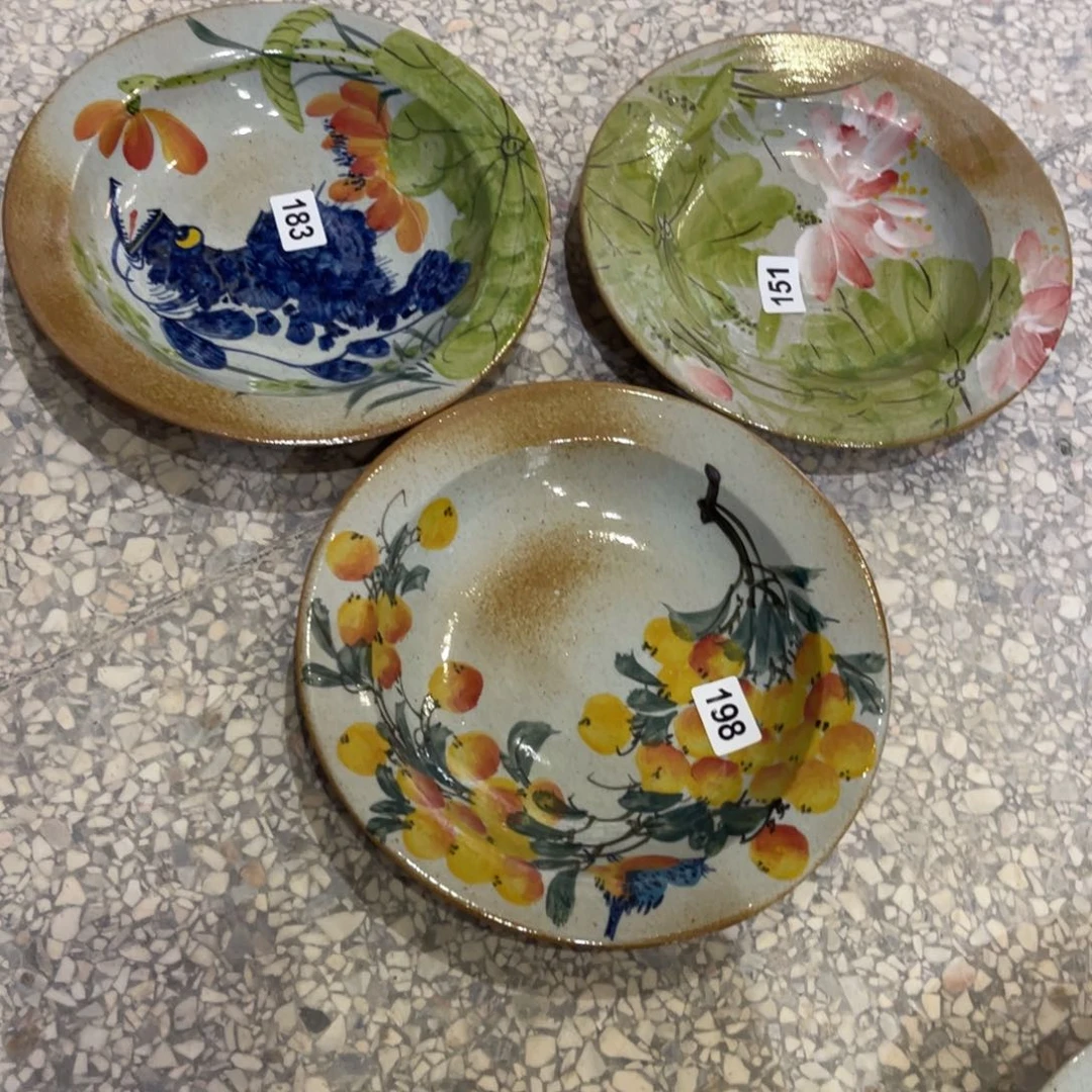 瓷片两***爱景德镇手工制作