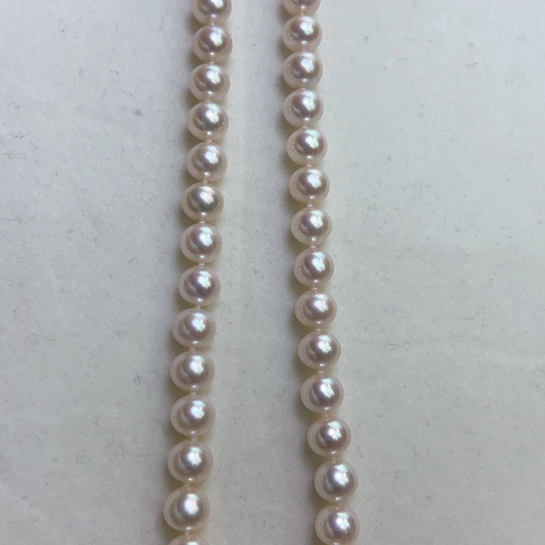 淡水珍珠颈饰银S925镶嵌8-9淡水珍珠