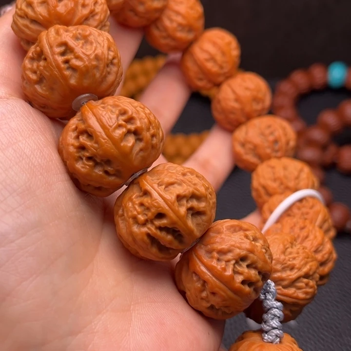 猴头核桃吊坠秋子绿